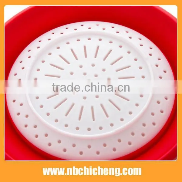 Folding washing vegetables and fruit basket with handle Draining basket
