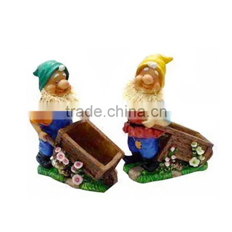 decorative garden dwarf planter