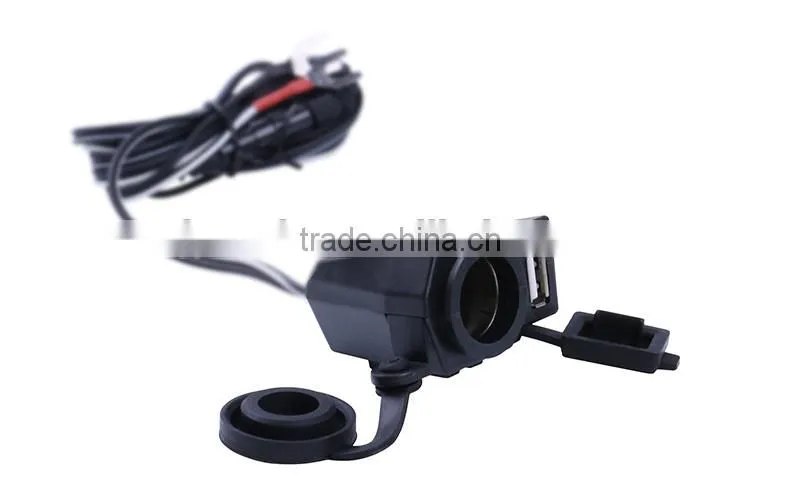 New products in 2016 cigarette lighter car charger with usb ,h0tsv car cigarette lighter socket adapter