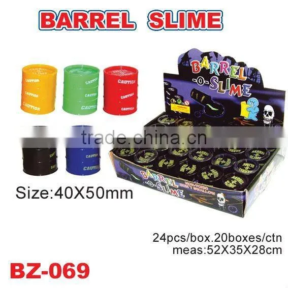 novelty barrel oil slime toys