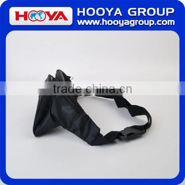840D polyester black outdoor/travel/sport waist bag