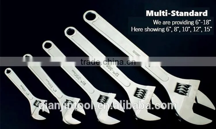 2016 Wholesale Professiona Handle Multi Tool Adjustable Wrench QJ-80004-10