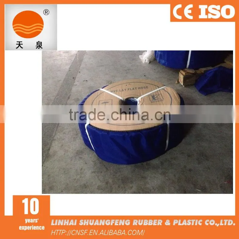High Quality PVC lay falt hose with ISO/CE certificates PVC flexible hose