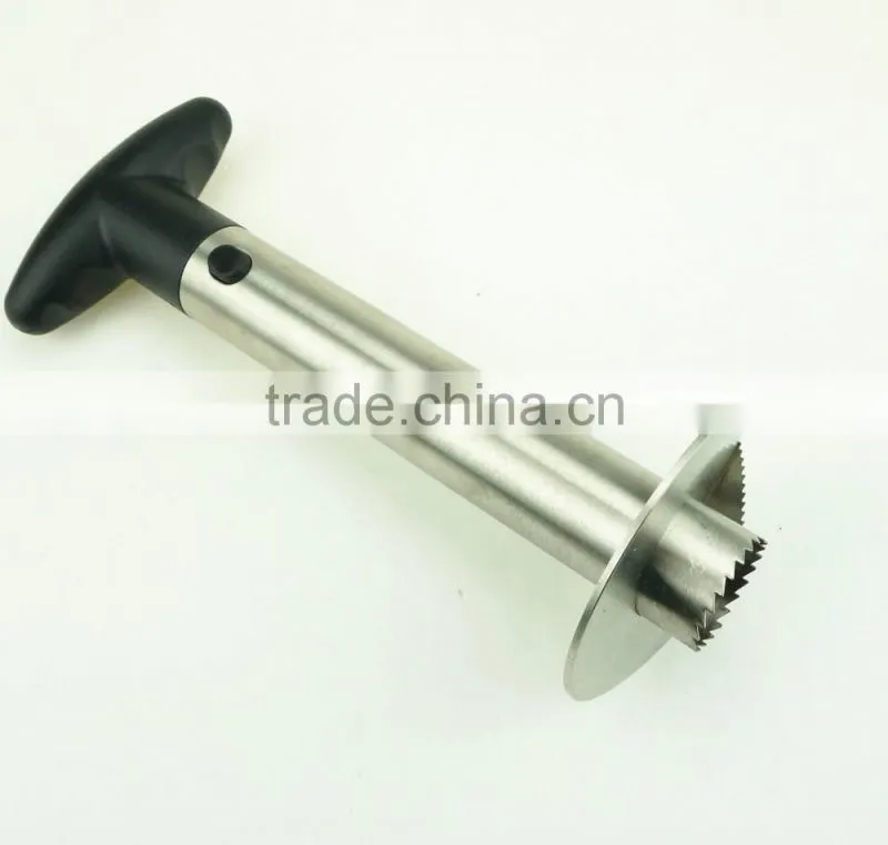 42061 Easy Cooking Tool Stainless Steel Pineapple Peeler Corer Slicer With Colorful Handles