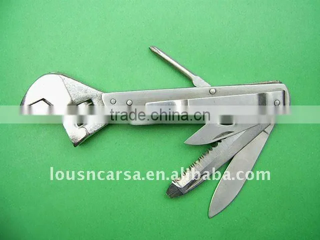 Folding multi-function stainless steel tool clamp