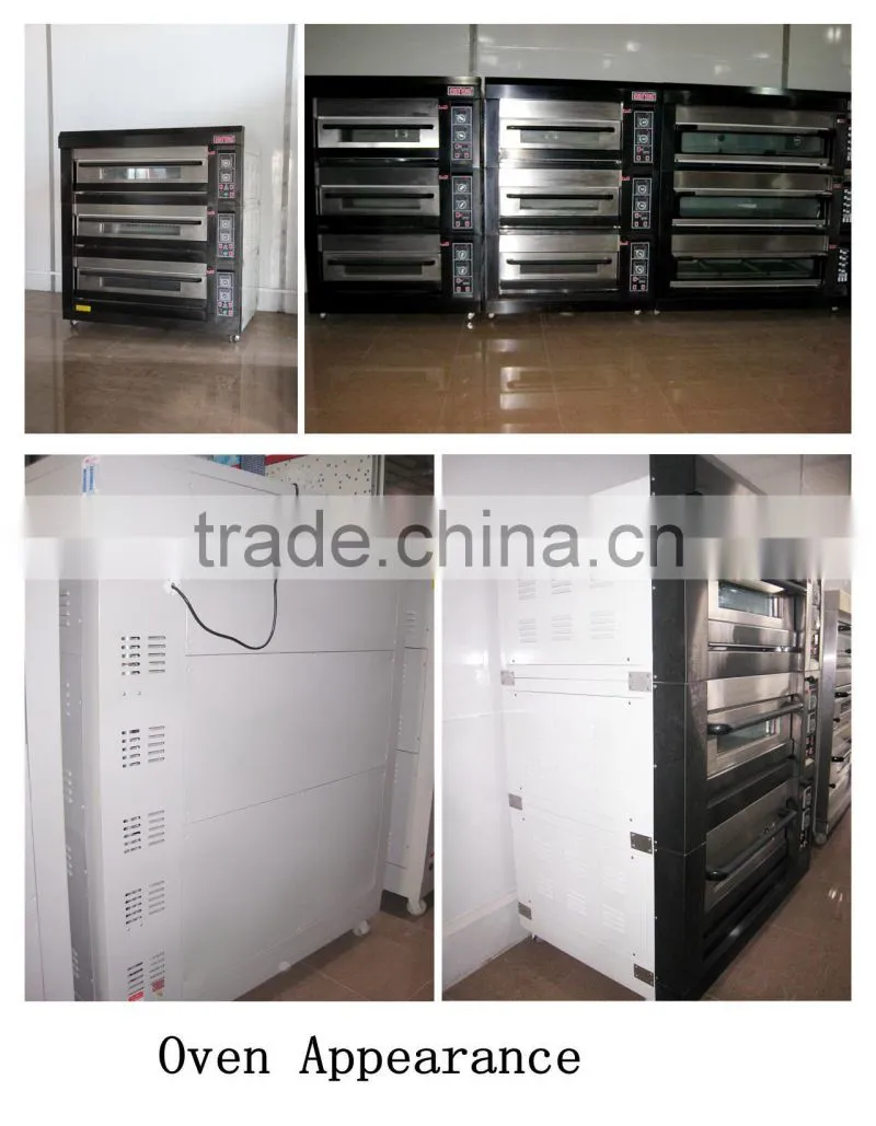 China experienced factory supplied deck bread oven in 201# stainless steel