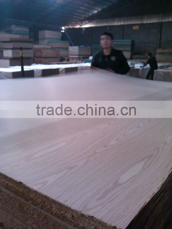 low price ash MDF veneered EV white ash