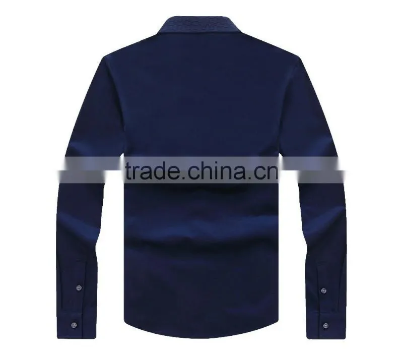 Raidyboer Men's long sleeve t shirt (cotton/wool)with placket Raidy boer
