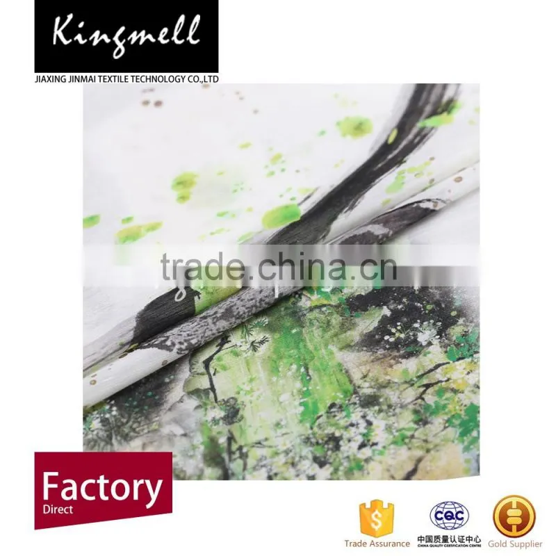 Wholesale Silk Fabric Digital Printing Silk Yarn for Silk Crepe Fabric