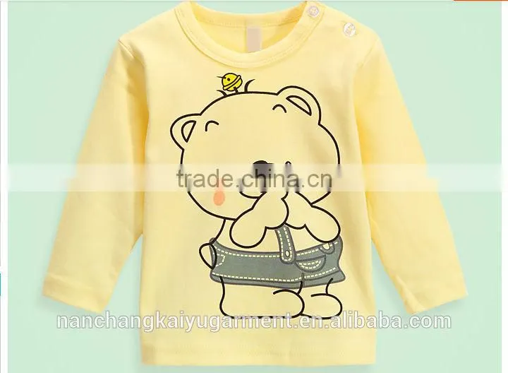 wholesale cartoon print cotton T shirt for boy kids