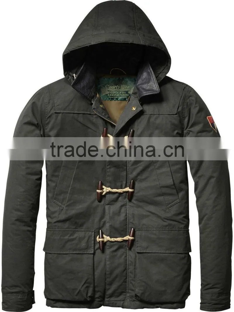 long parka jacket for men cotton jacket