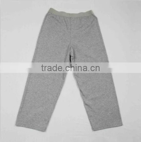 2013 popular fashion baby cotton track suit cheap jersey knit pants