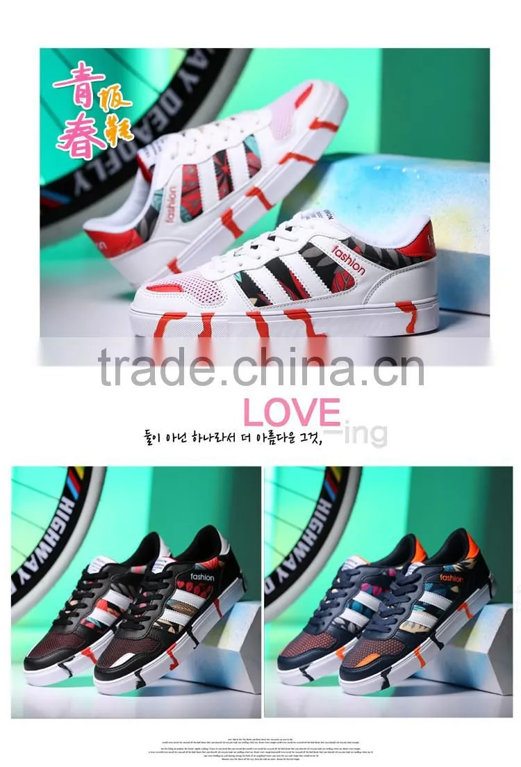 high quality summer leather mesh casual shoes men fashion, adults casual shoes sample from china for male