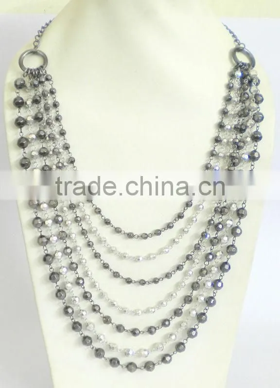 Multi colored Bead Necklace
