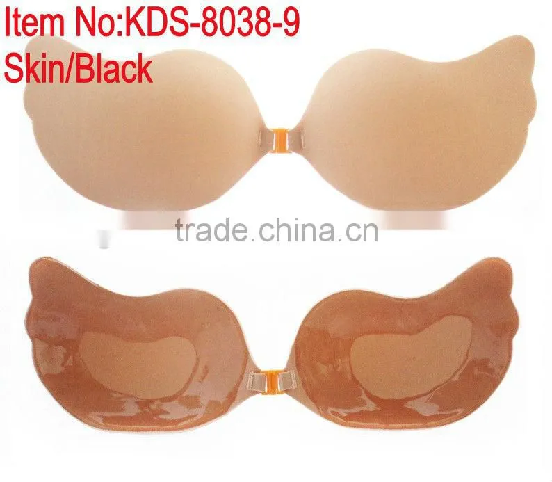 lightweight sexy invisible deep V gel bra