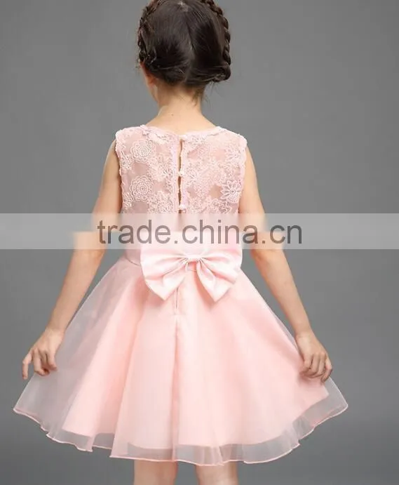 Baby Girl Kid Children princess Lace Dress Patterns Design With OEM Factory