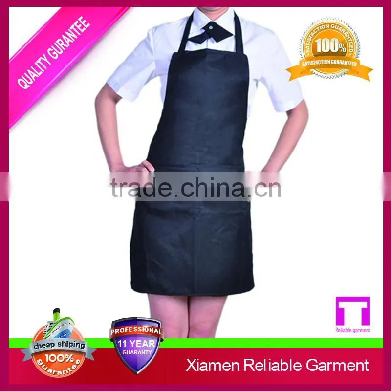Hot sale blank heavy duty work cotton long apron with pockets