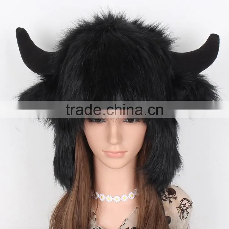 2016 Faux Fur Winter Hats Animal Hats Plush Animal Hat