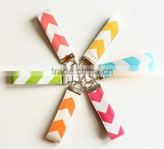 Wholesale Monogrammed Chevron Keychain