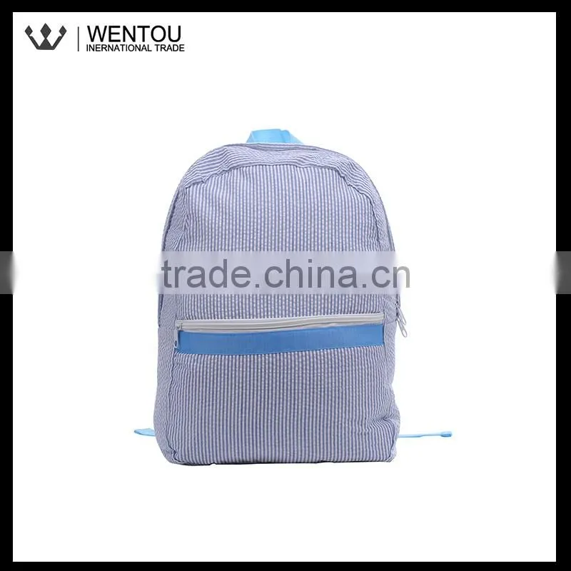 New Fashion Personalized Striped Seersucker Bag