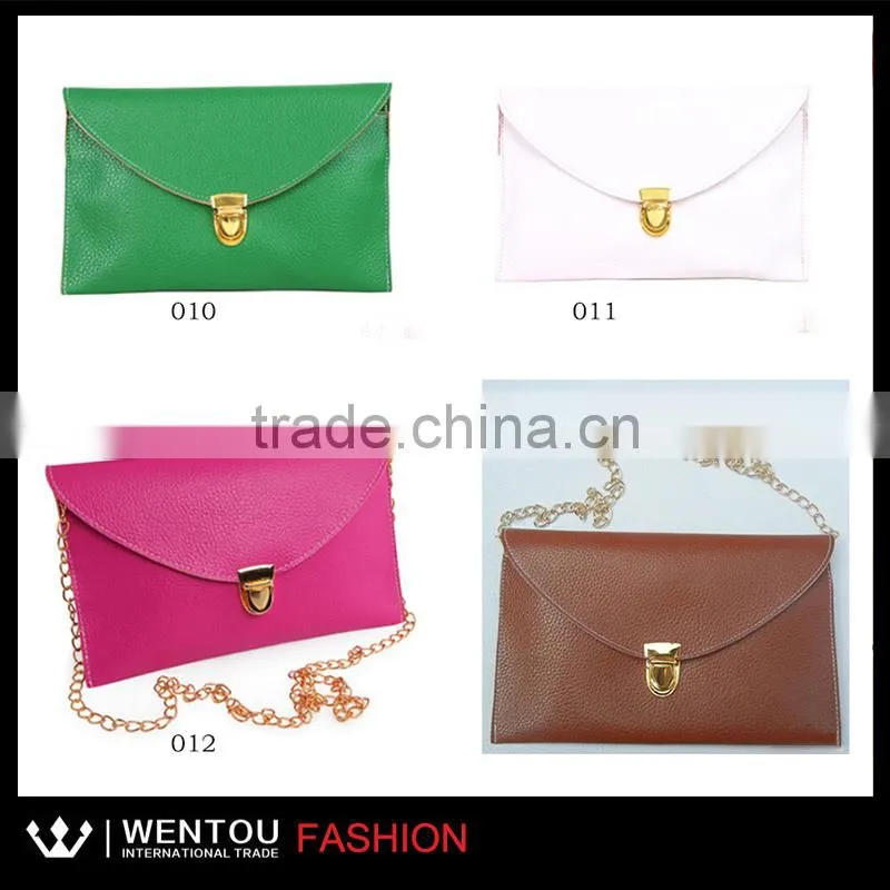 New Scallop Edge Monogrammed women clutch bag