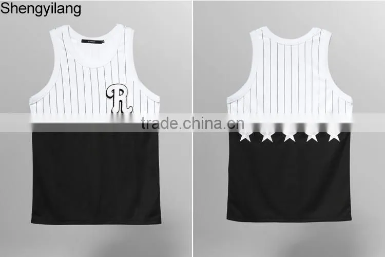 Custom Most fashionable printing tank top with your own logo, wholesale tank top guangzhou manufacturer