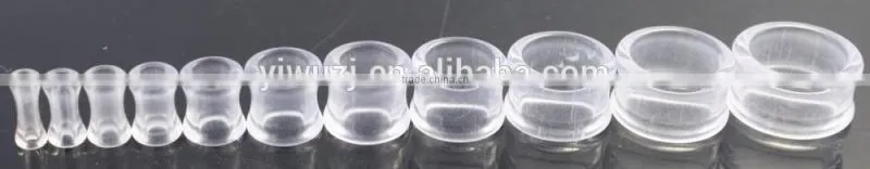 2014 Round Ear Plugs Fack ear Tunnel Acrylic tapers body piercing jewelry