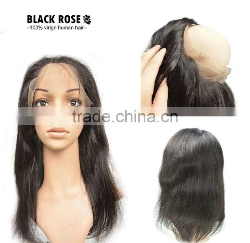 Straight 360 Lace Frontal ,360 lace frontal closure