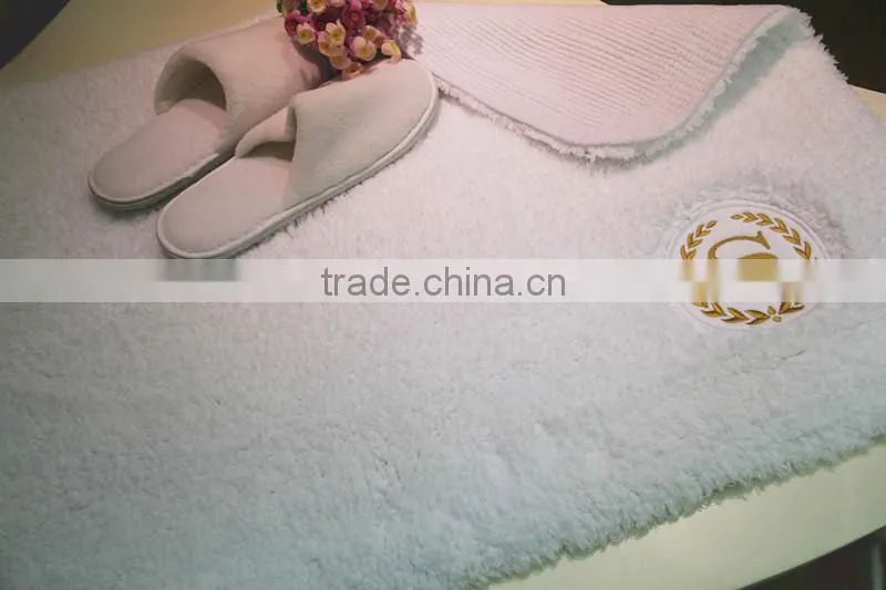 Slippers And Shaggy Hand Tufted Bath Rug for 5 star