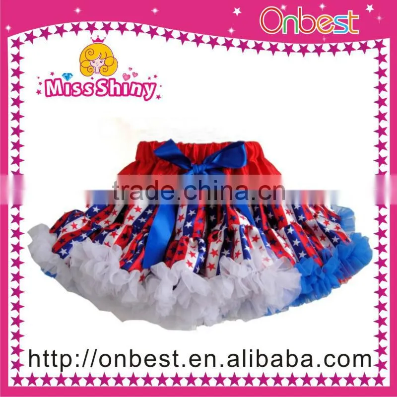 Beautiful Kids Girls Hot Pink Dancewear Polka Dot Princess Pettiskirt