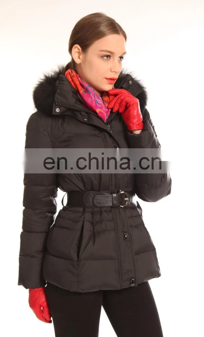 Quality-Assured New Fashion 100% Polyester Down Jacket Autumn Womens