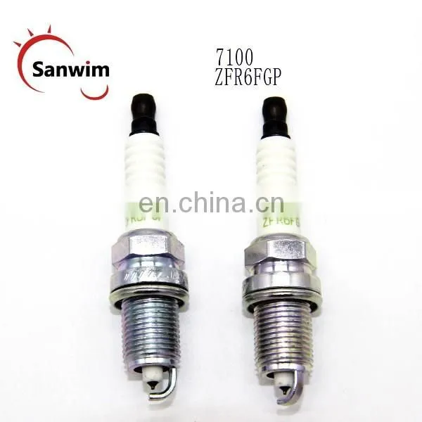 Hot sale Iridium spark plug for chery ZFR6FGP