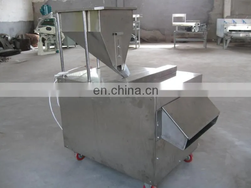Automatic Cashew Nut Almond Peanut Slicing Cutting Chopping Machine