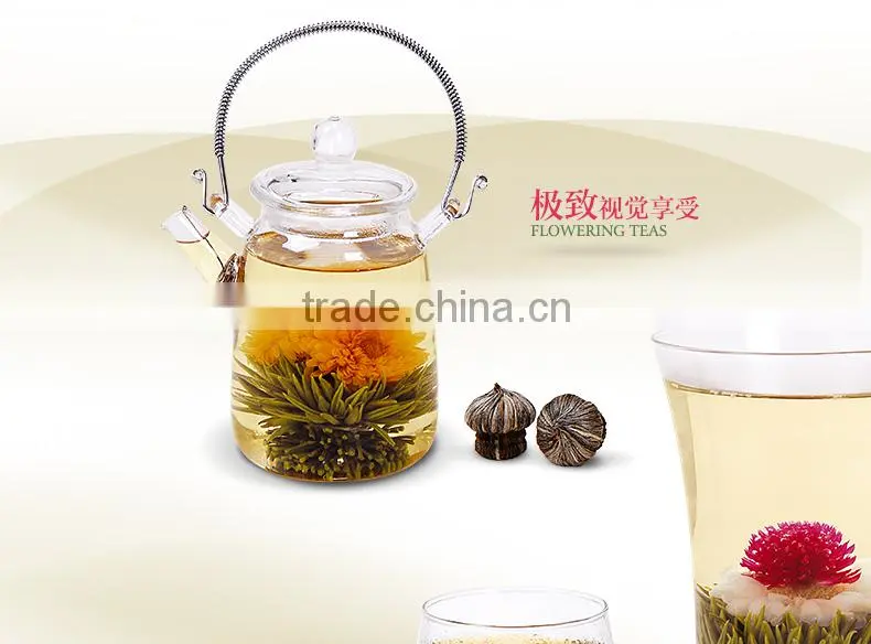 Organic beautiful gift packaging Jasmine flavor 30types blooming tea