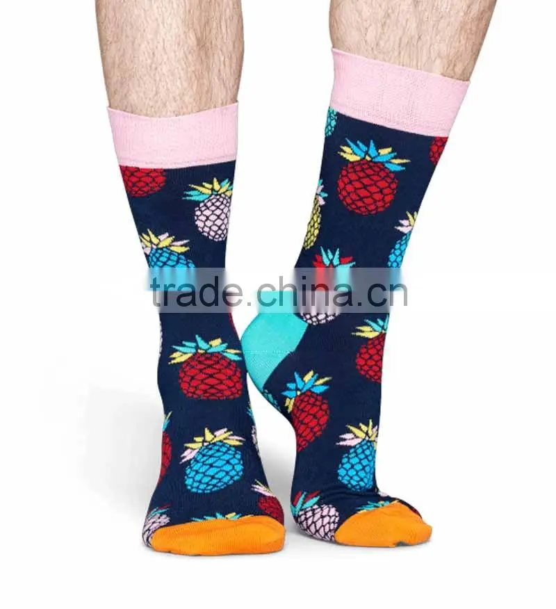 Custom High Quality Colorful Dress Socks For Man