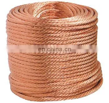 China Top quality hard drawn bare copper stranded conductor