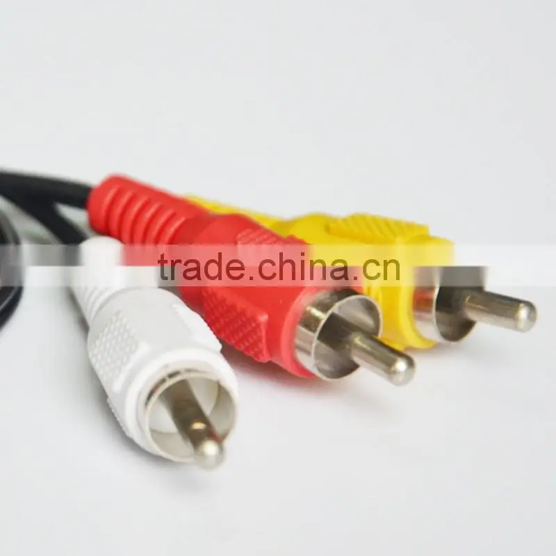 3 RCA to 3.5mm TRRS Jack with high quality 0.5m