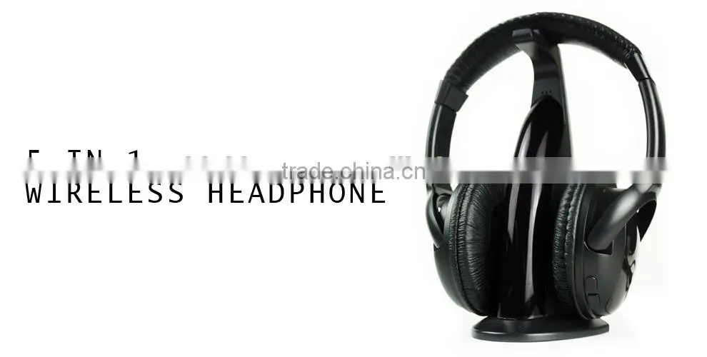 Wireless fm radio bluetooth headset