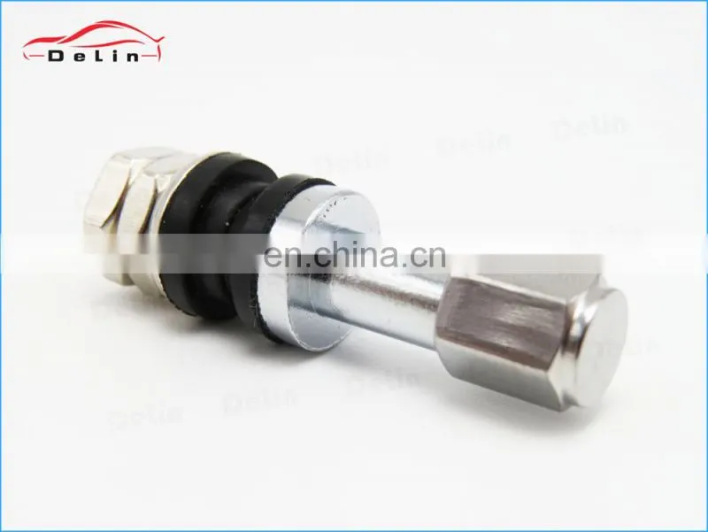 Motorcycle tire valve stem TR43E Zinc alloy Chrome plated Metal tyre valves Tubeless