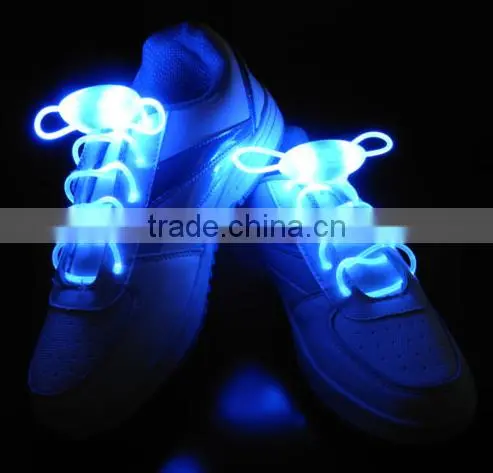 LED Flashing shoe laces Fiber Optic Shoelace Luminous Shoe Laces Light Up