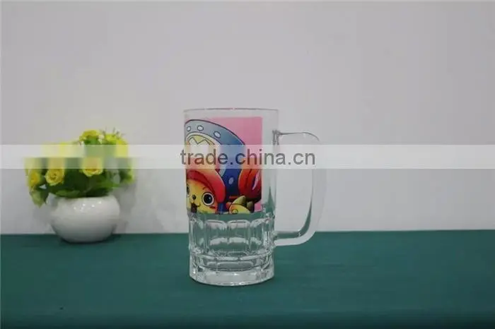 Top Grade wholesale 11oz sublimation glass beer mug