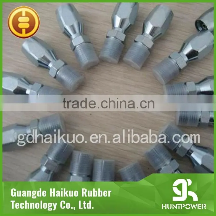 Stainless steel reusable fitting, carbon steel reusable fitting, brass reusable fitting