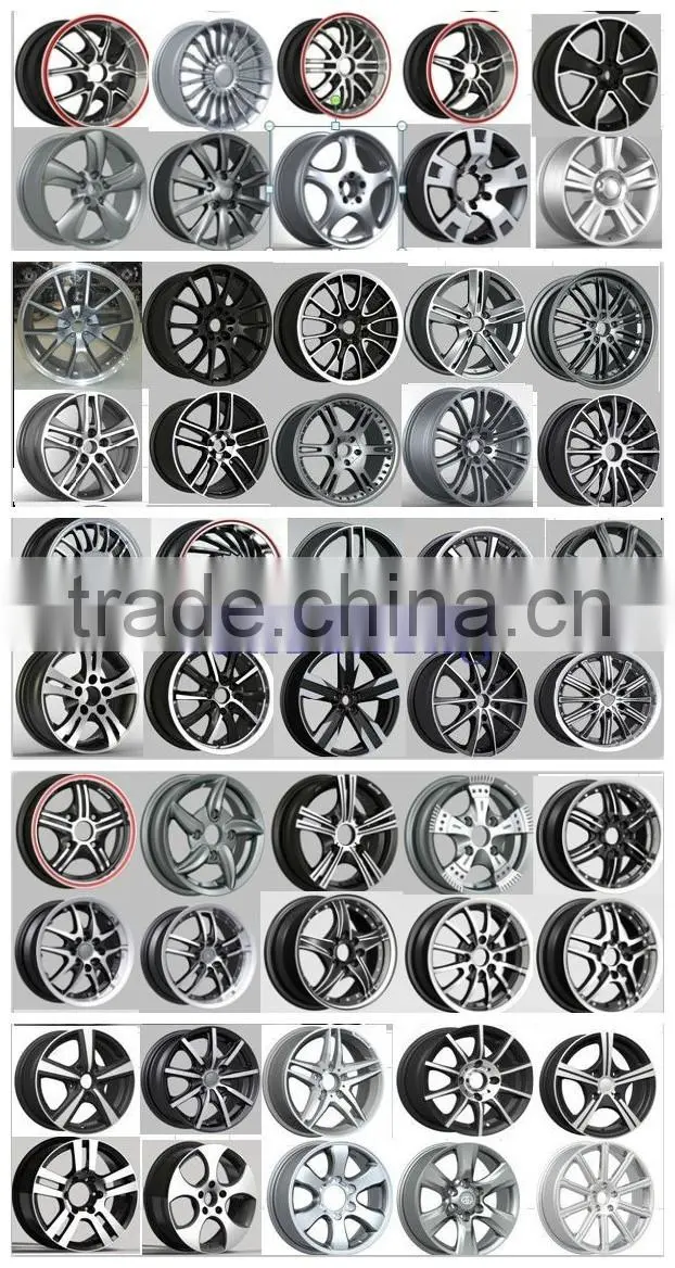 2016 New Arrival Hot Sale Popular design 16-18 inch car alloy wheels