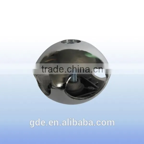 metal chrome 25mm round tube fittings