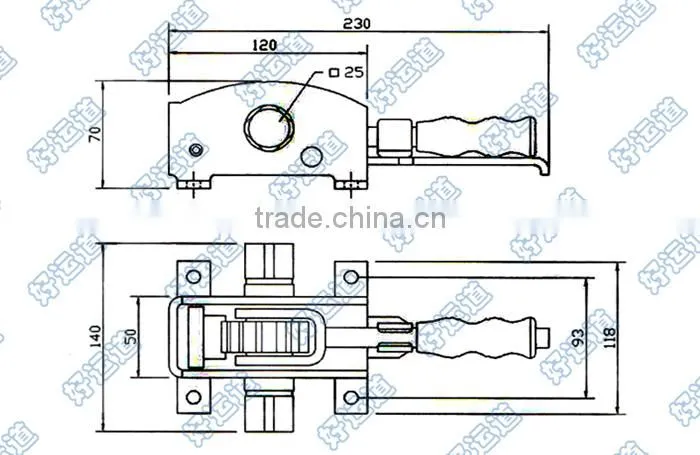 04800 Curtain Tensioner of the soft caravan parts curtain fixing