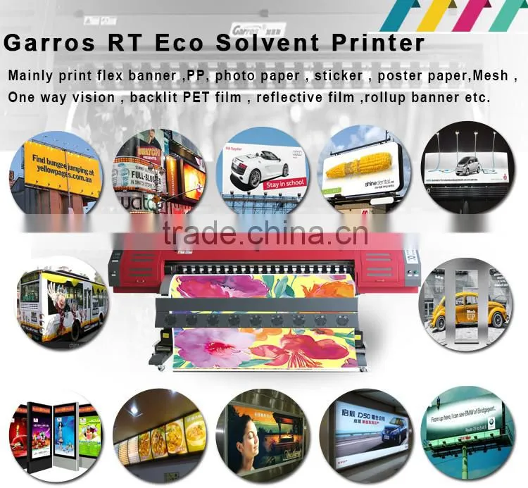 Garros 3.2m Top quality hot sell high-speed desktop eco solvent printer