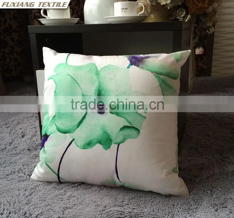 digital print flowers pillow cushion
