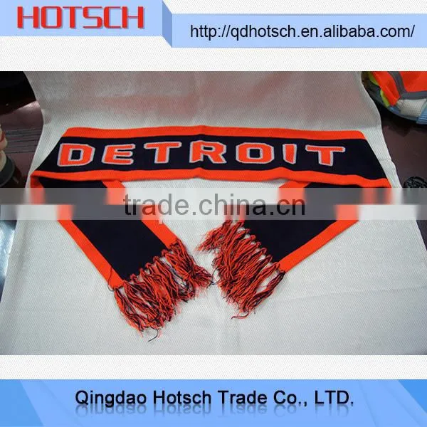 Gold supplier china fashion hand knitting scarf