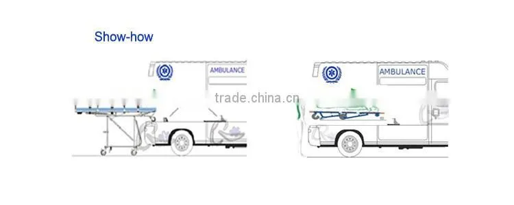 hot sale emergency ambulance patient transport stretcher