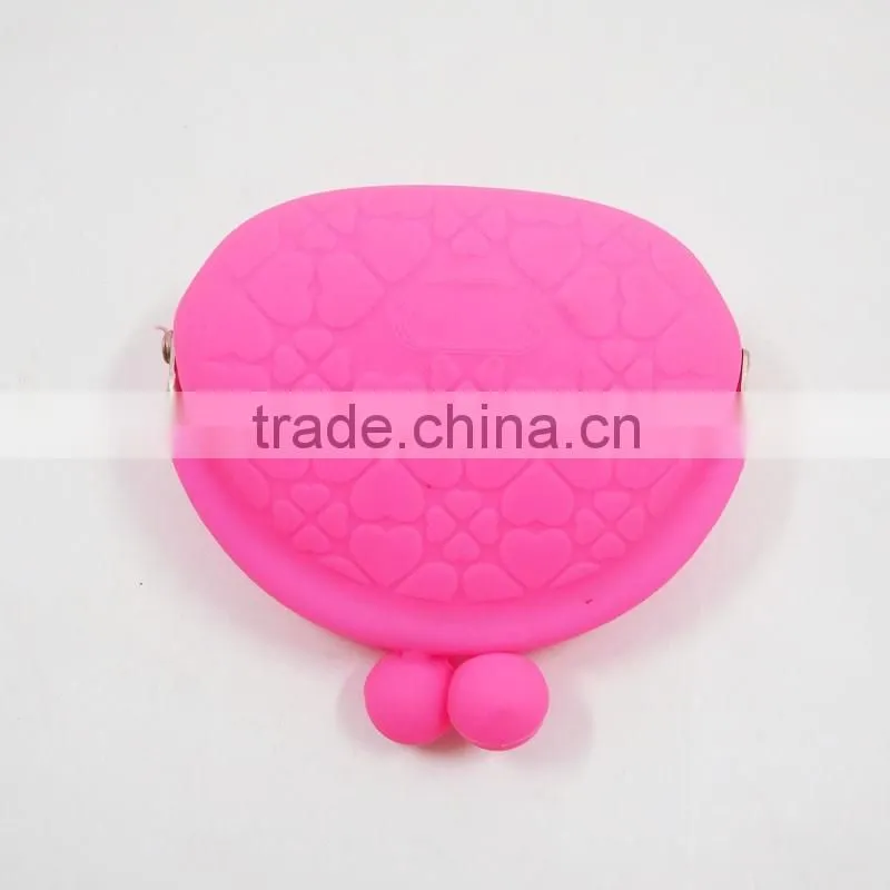 Best Quality Clip Purse Wallet Solid Color Silicone Coin Holder Mini Money Pocket Purse